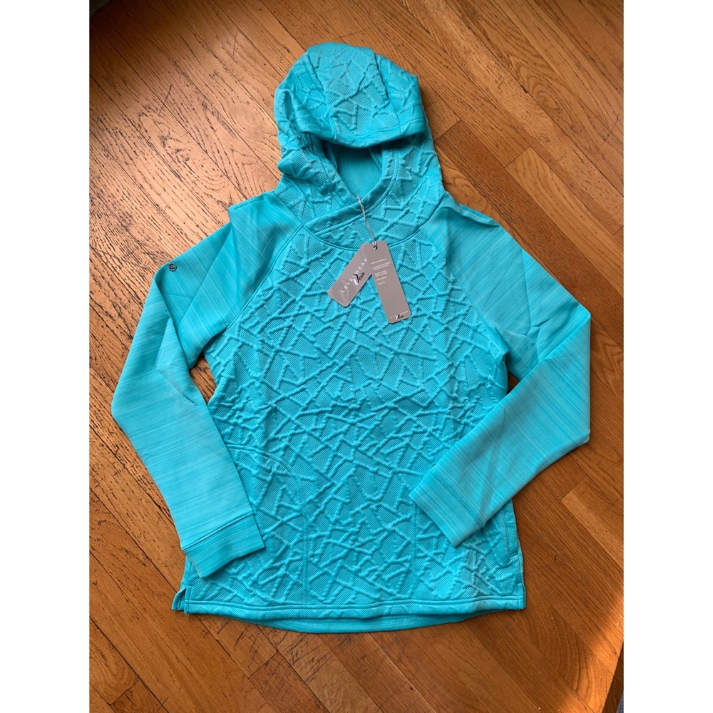 Women’s LEVELWEAR PGA Golf KINGSLEY Hoodie Arctic Blue S Medium M